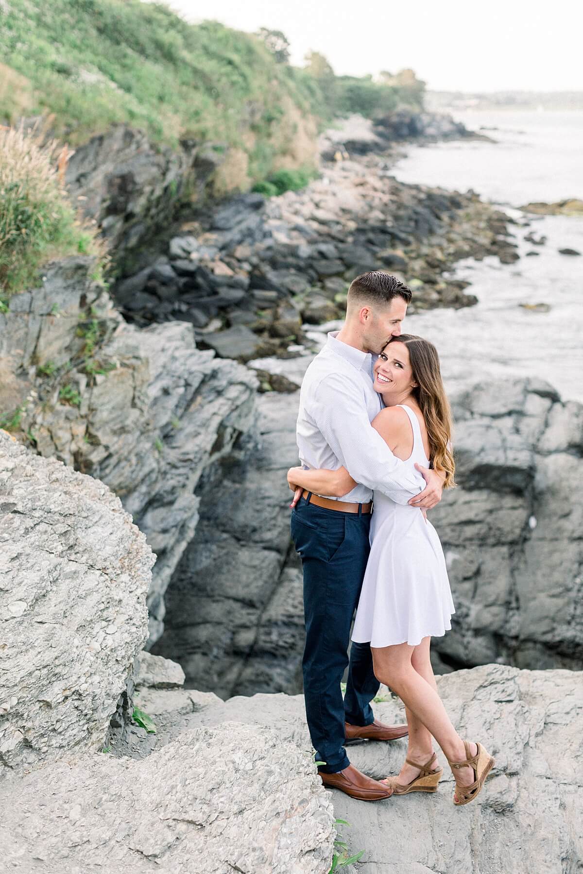 Newport, RI Engagement Photos by Caroline Winn Photography