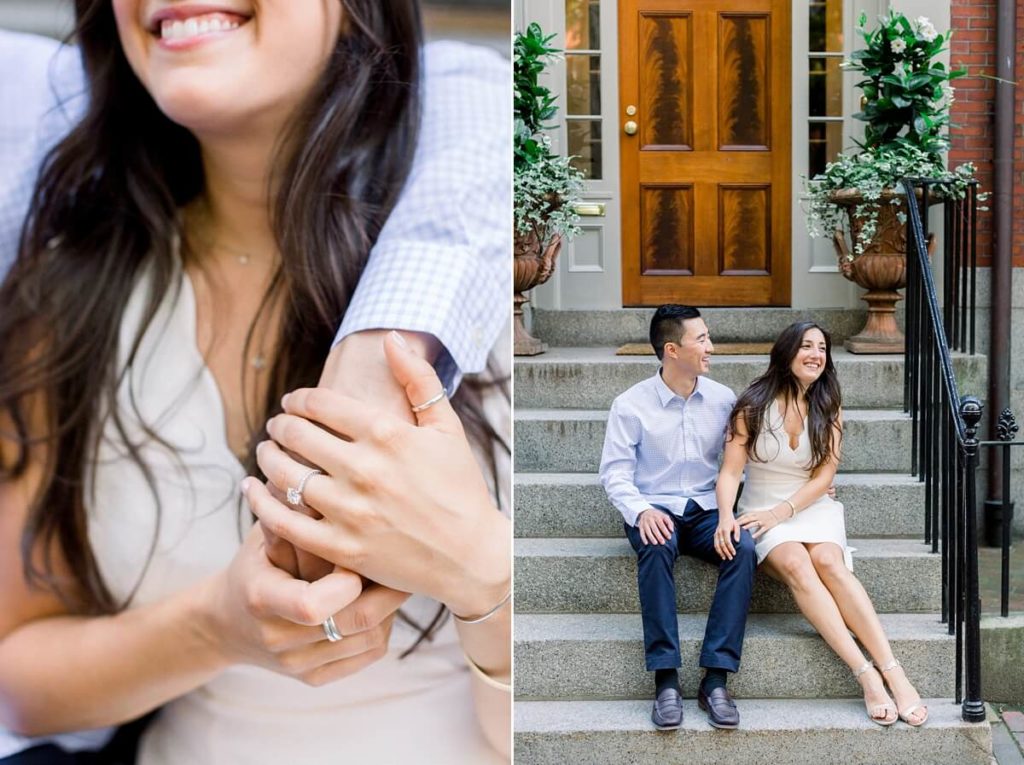 BEACON HILL BOSTON ENGAGEMENT SESSION