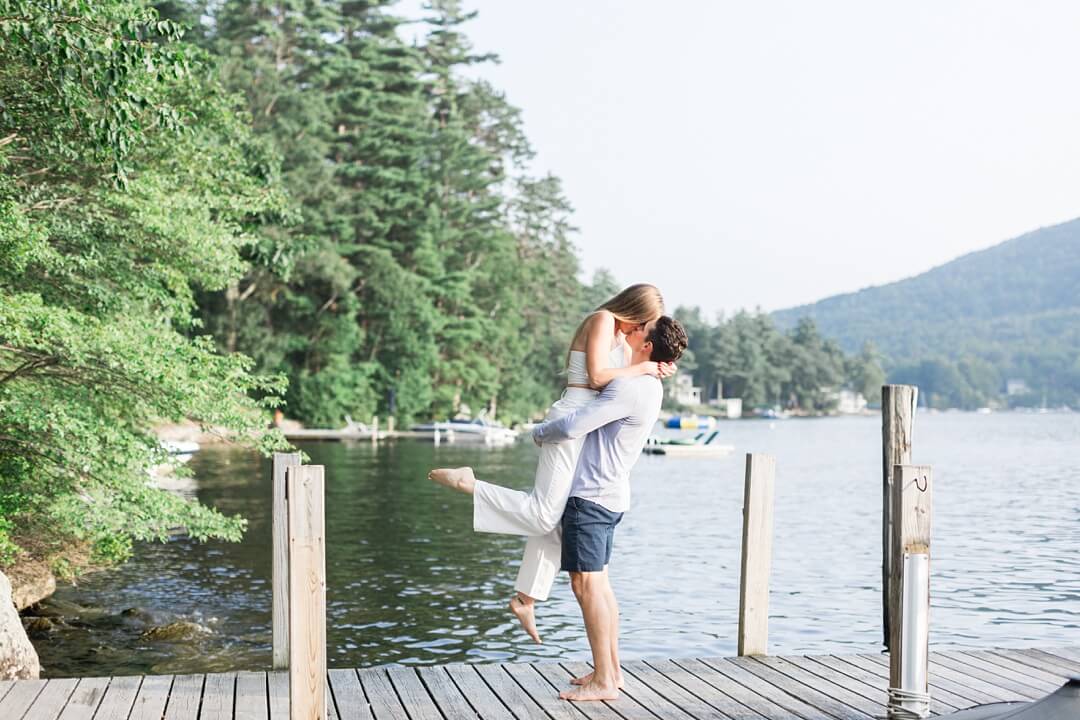 Lake Sunapee Engagement Photos | Courtney + Ryan ...
